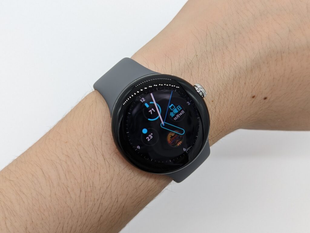 装着したPixel Watch