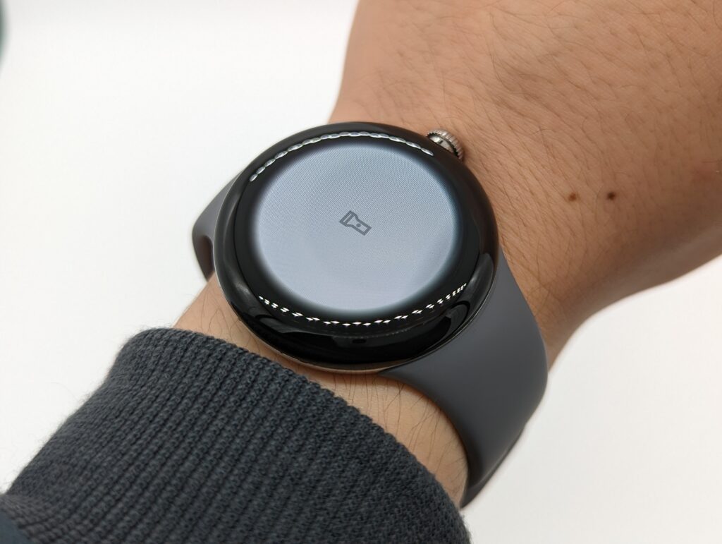 ライト点灯時のPixel Watch