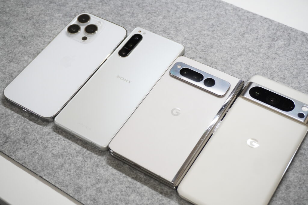 現在のスマホ布陣