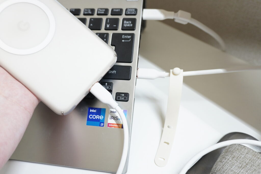 Google PixelとPCをUSB接続