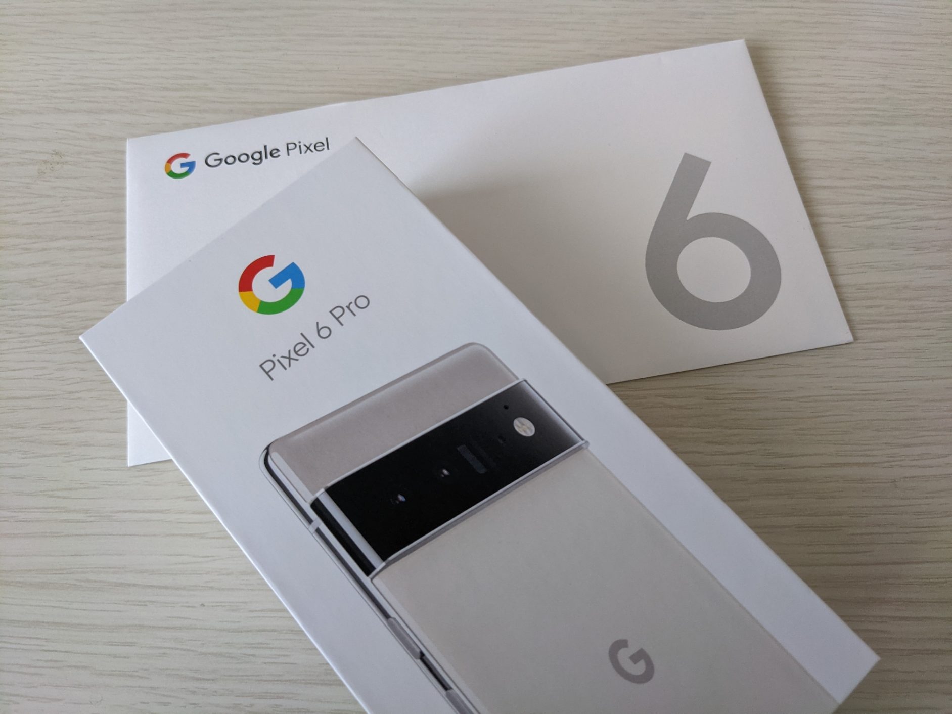 Pixel6 Proの箱